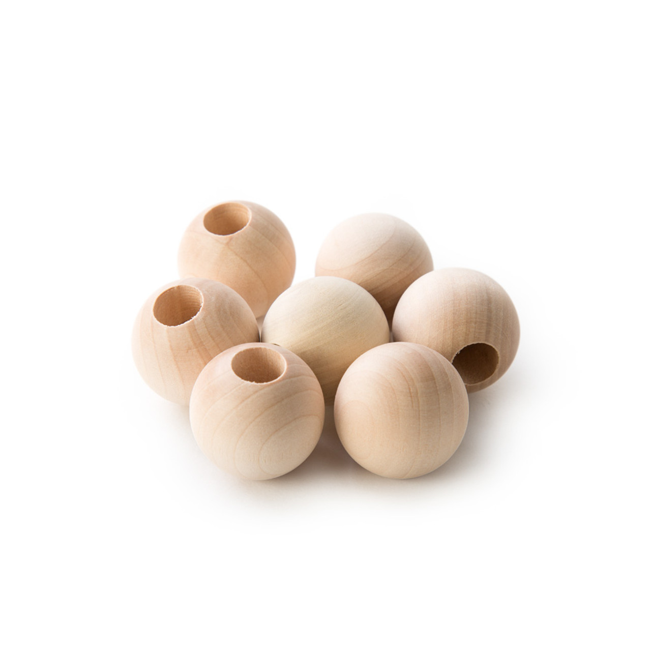 Wood Dowel Caps 1-1/4 inch Diameter with 1/2 inch Hole, Pack of 10  Unfinished Dowel Rod Caps for 1/2 inch Dowel Rods, for Crafts and DIYers,  by Woodpeckers