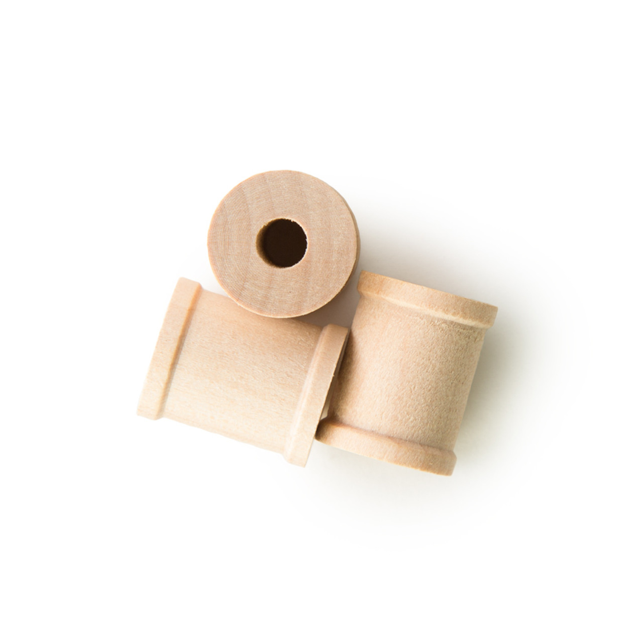 Wooden spool 2.75 tall set of 4 – Craft Supply House