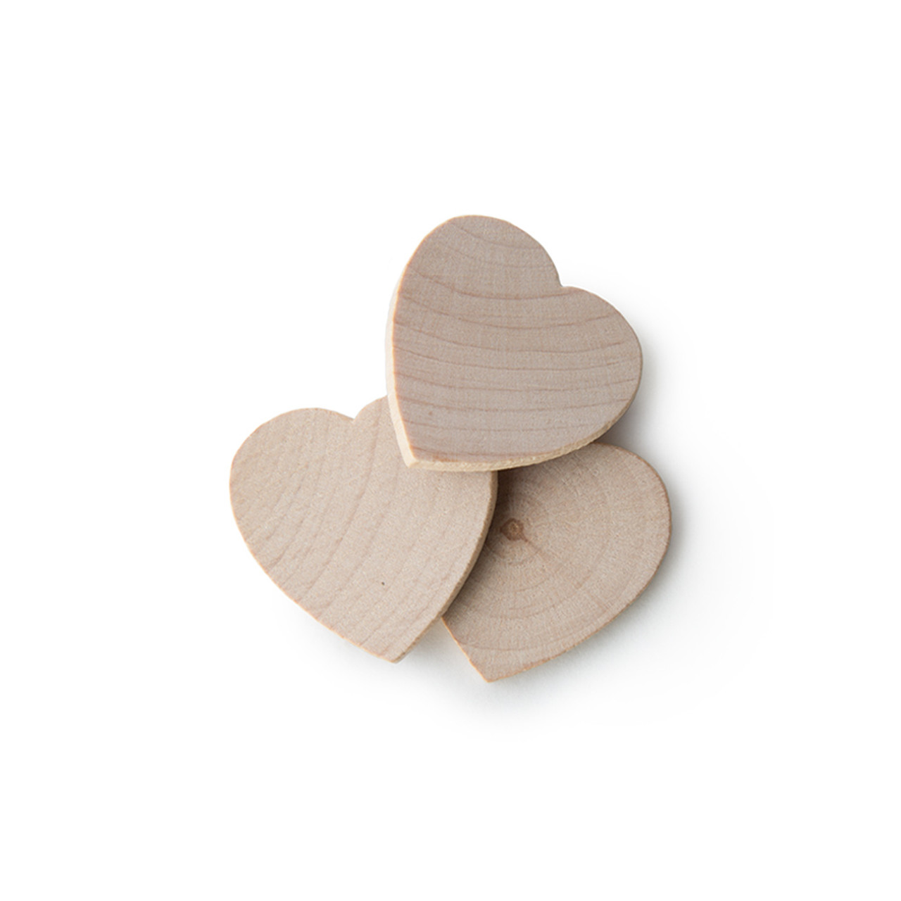 Wooden hearts 1 inch (1) wide, 1/4 thick – Craft Supply House