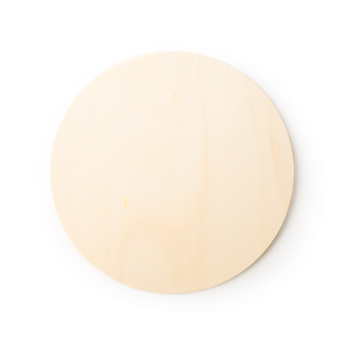 6-1/2" Wood Circle Cutout – Birch Plywood Craft Disc