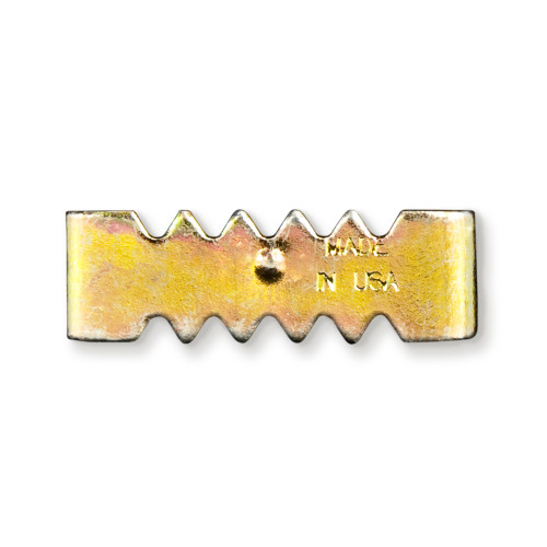1" Hardwood Sawtooth Hanger, Yellow Zinc Plating – Durable Frame Hanging Hardware