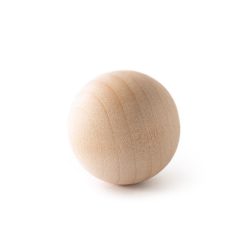 1" Wood Ball: 1 Inch Diameter Maple Craft Component