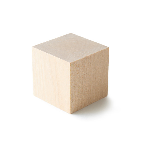 2" Hardwood Premium Cube