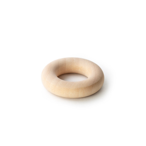 Wood Toss Ring (1-1/2" diameter, 3/8" thickness, 3/4" hole, Birch material)