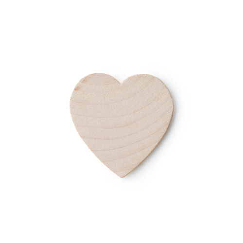 1-1/2" Wood Heart