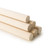 Craftparts Wood Dowel - 1" diameter x 48" length - High-quality Solid Wood Rod for Craft and Woodworking Projects (Stacked Side View)