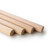 Craftparts Oak Wood Dowel - 1.25" diameter by 36" length - Ideal for Woodworking and DIY projects (Top View)