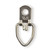 1-3/8" Heavy Duty Picture Hanger, Silver – Narrow Strap D-Ring Hanger for Picture Frames