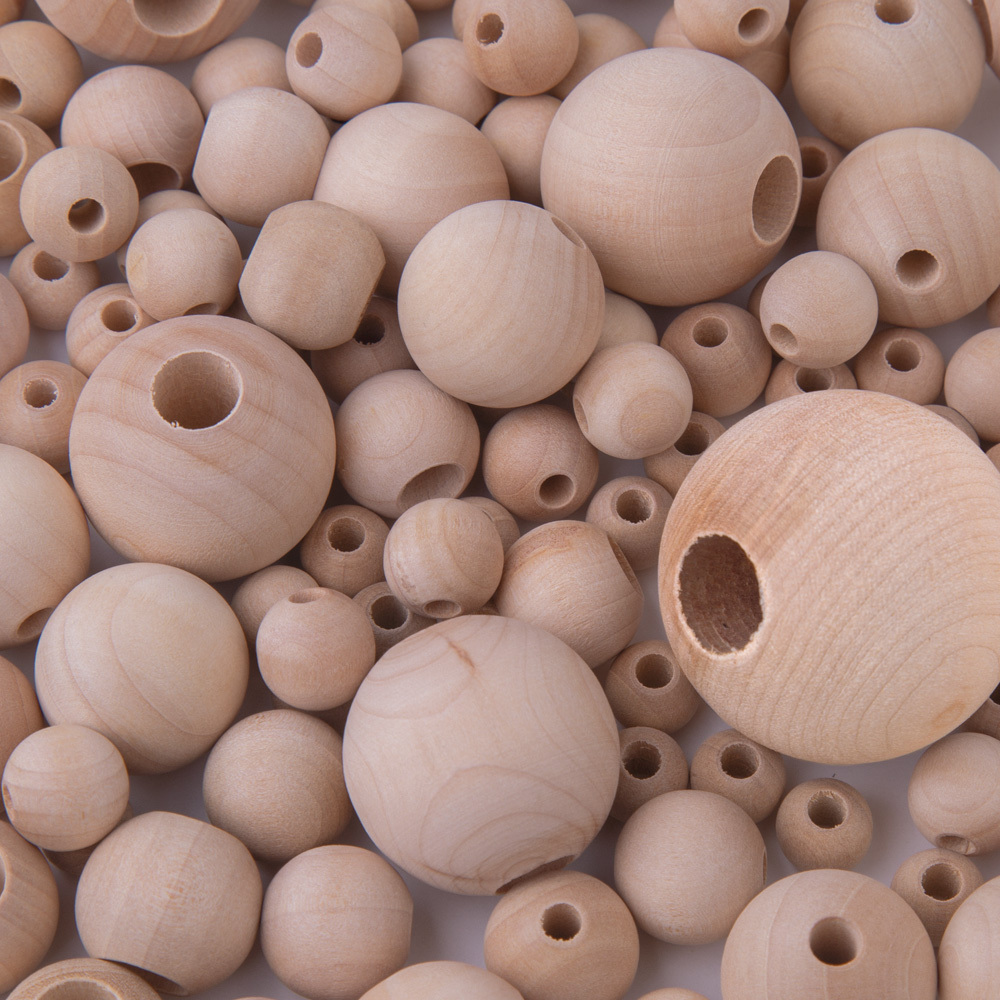 88 Pieces Wood Ball Wood Craft Balls Unfinished round Wooden Balls for –  WoodArtSupply