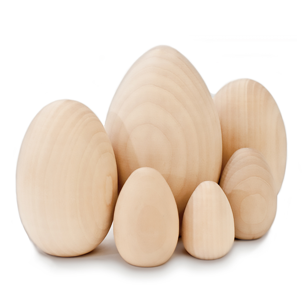 Wooden Eggs- Set x 6 - Mini Jake