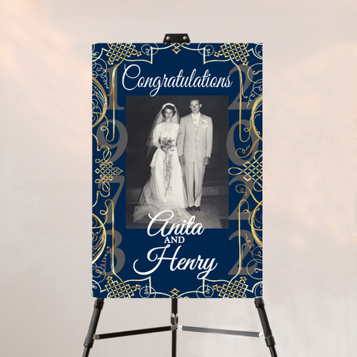 Any Anniversary Foam Board Welcome Sign