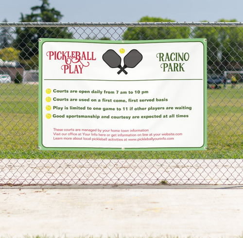 Pickleball Club Rules Outdoor