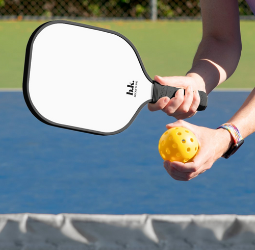 white pickleball personalized paddle