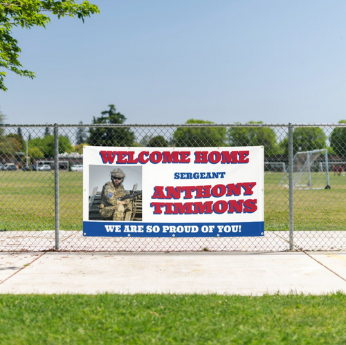 Welcome Home Military Banner