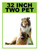 Life Size Custom Cardboard Cutout Dog or Person 32 inch Two Pet Cardboard Cutout