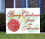 Christmas yard sign personalized