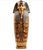 Egyptian King Sarcophagus cardboard cutout, with easel on the back.