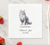 White Cat Pet Wedding Full Color Napkins
