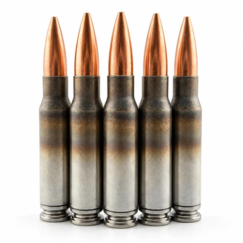 Five rounds of Phantom Defense 308 175 gr Sierra Match King MK316 Mod 69 with nas3 cases.