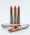 Five 300 AAC Blackout "Big Brother" 242 gr Subsonic Copper Expander rounds displayed in good lighting, highlighting their solid copper design and NAS3 casings for advanced performance.