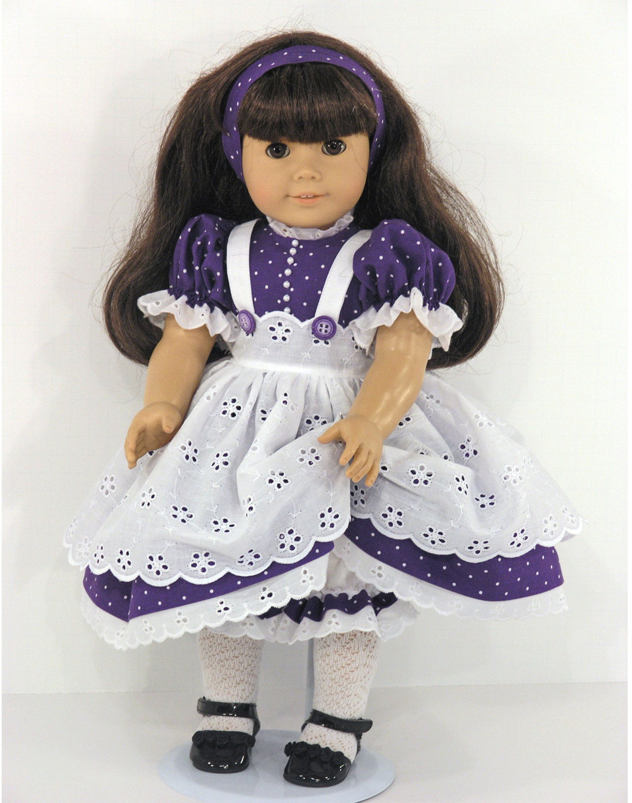 Pinafores for 18 inch American Dolls - Exclusively Linda Doll Clothes