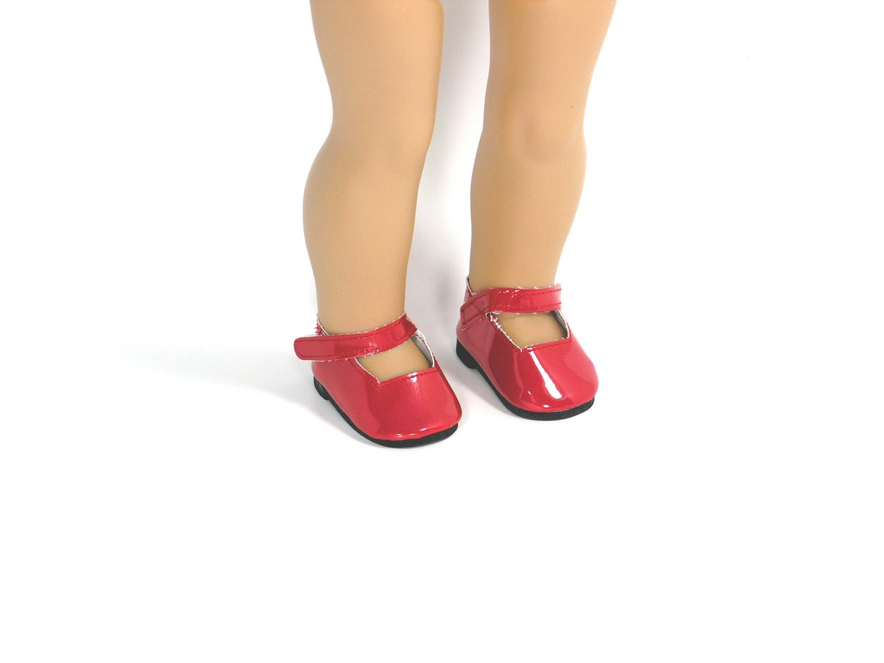 red doll shoes