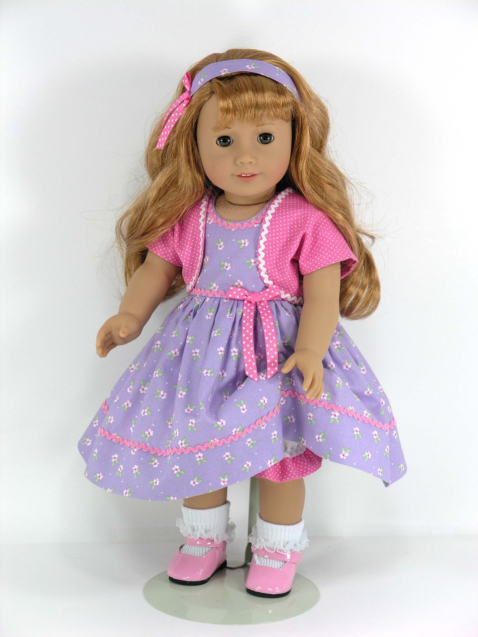 Handmade 18 inch Doll Clothes fit American Girl - Dress, Jacket ...
