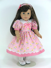 Handmade 18 inch Doll Clothes - Grace Dress, Pantaloons, Headband ...