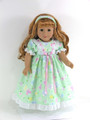 handmade flannel doll gown