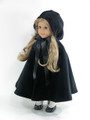 handmade doll cape or cloak