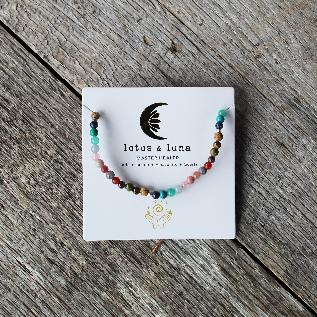 Intuition + Self Love 4mm Healing Necklace | Lotus and Luna - LotusAndLuna