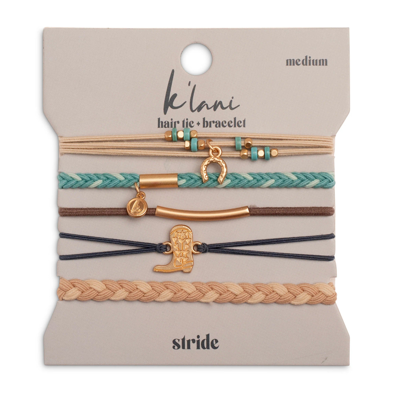K'Lani Stride Bracelet and Hair Tie Set
