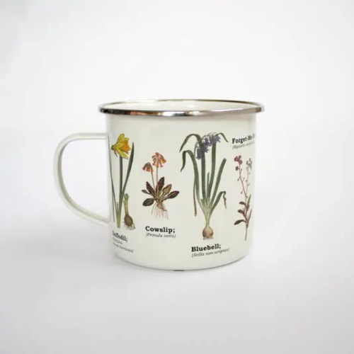 Wild Flowers Enamel Mug