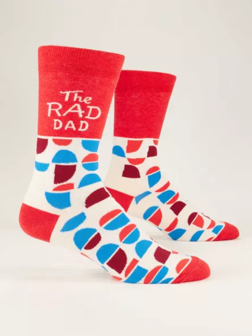 Blue Q The Rad Dad Men's Crew Socks