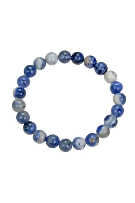 8mm Sodalite Natural Bead Bracelet