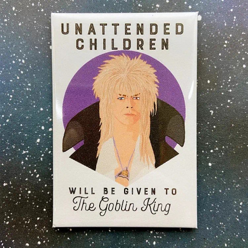 The Red Swan Shop Magnet - The Goblin King