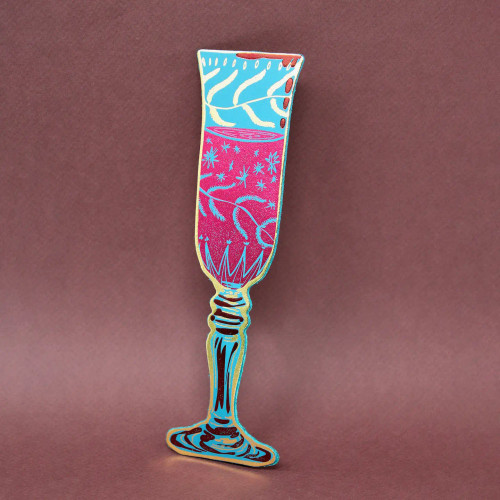 Ark Colour Design Wine Glass Bookmark Ark Colour Design Wine Glass Bookmark