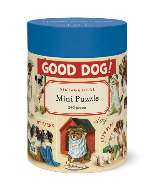 Cavallini Vintage Dogs 240 Piece Mini Puzzle