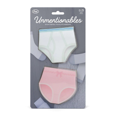 Fred and Friends Unmentionables Sticky Notes