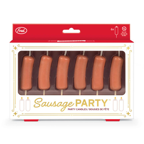 Fred and Friends Sausage Party Birthday Candles