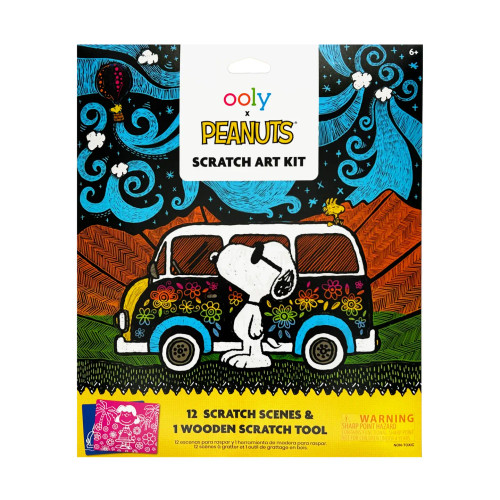 Ooly Peanuts Scratch Art Kit