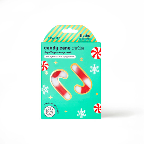 My Spa Life Candy Cane Cutie Depuffing Undereye Mask - 8 pairs