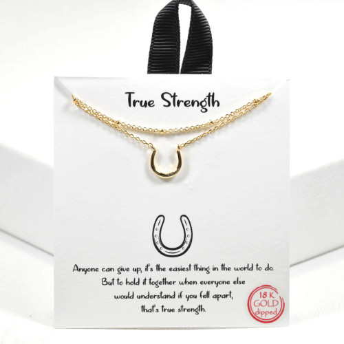 Good Feelings True Strength Necklace