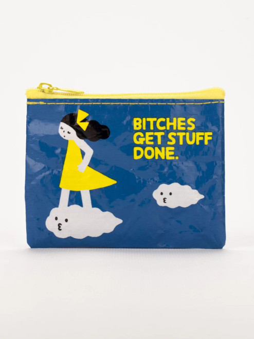 Blue Q Bitches Get Stuff Done Coin Purse