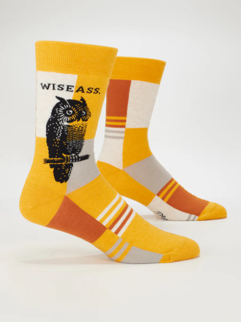Blue Q Men's Wiseass Crew Socks