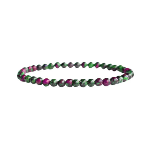 Ruby Zoisite 4mm Stone Bracelet