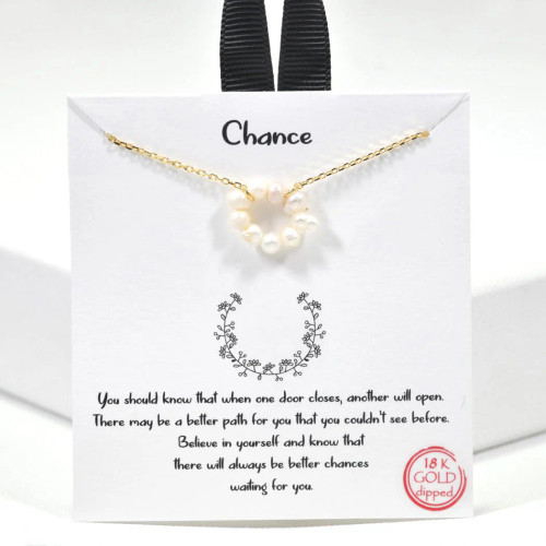 Good Feelings Chance Necklace - Gold