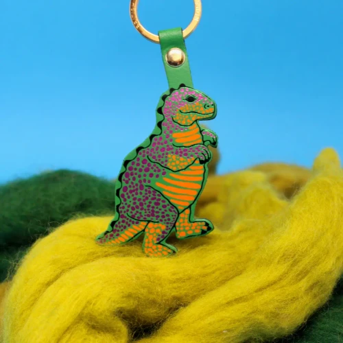 Ark Colour Design Dinosaur Key Fob