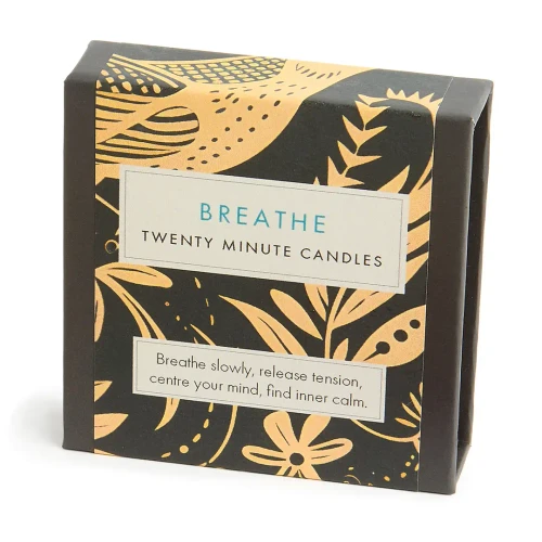 Cotton & Grey Folk Print 20 Minute Candles