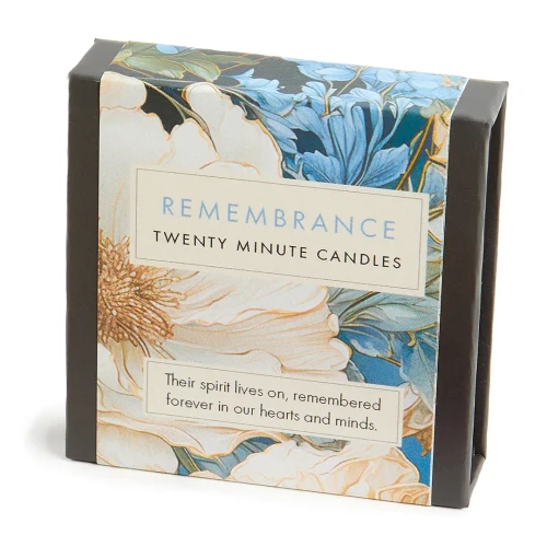 Cotton & Grey Floral Print 20 Minute Candles